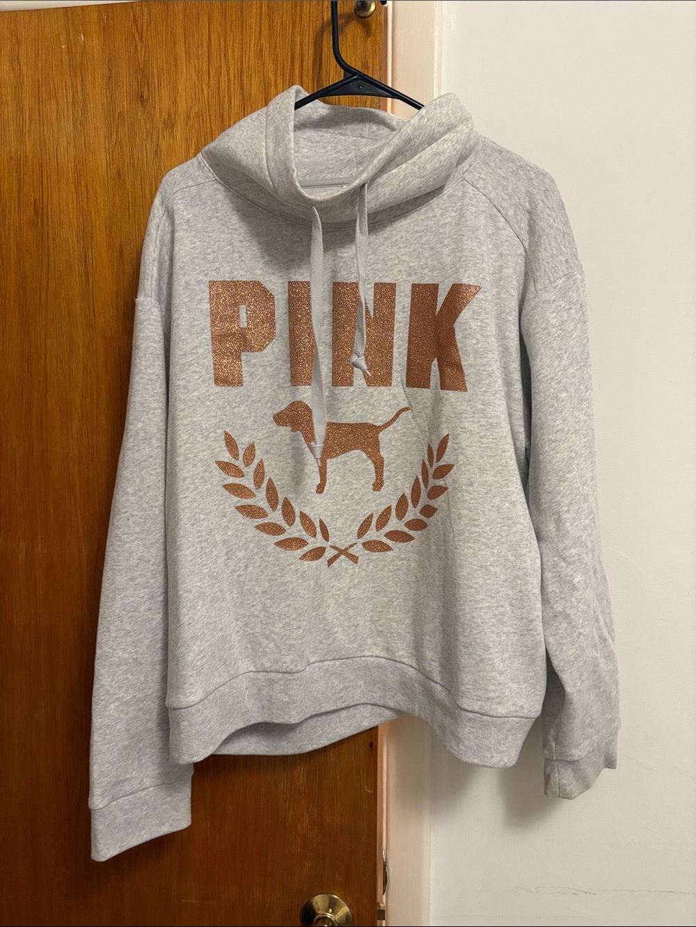 PINK Victoria's Secret Light Heather Gray Pullover